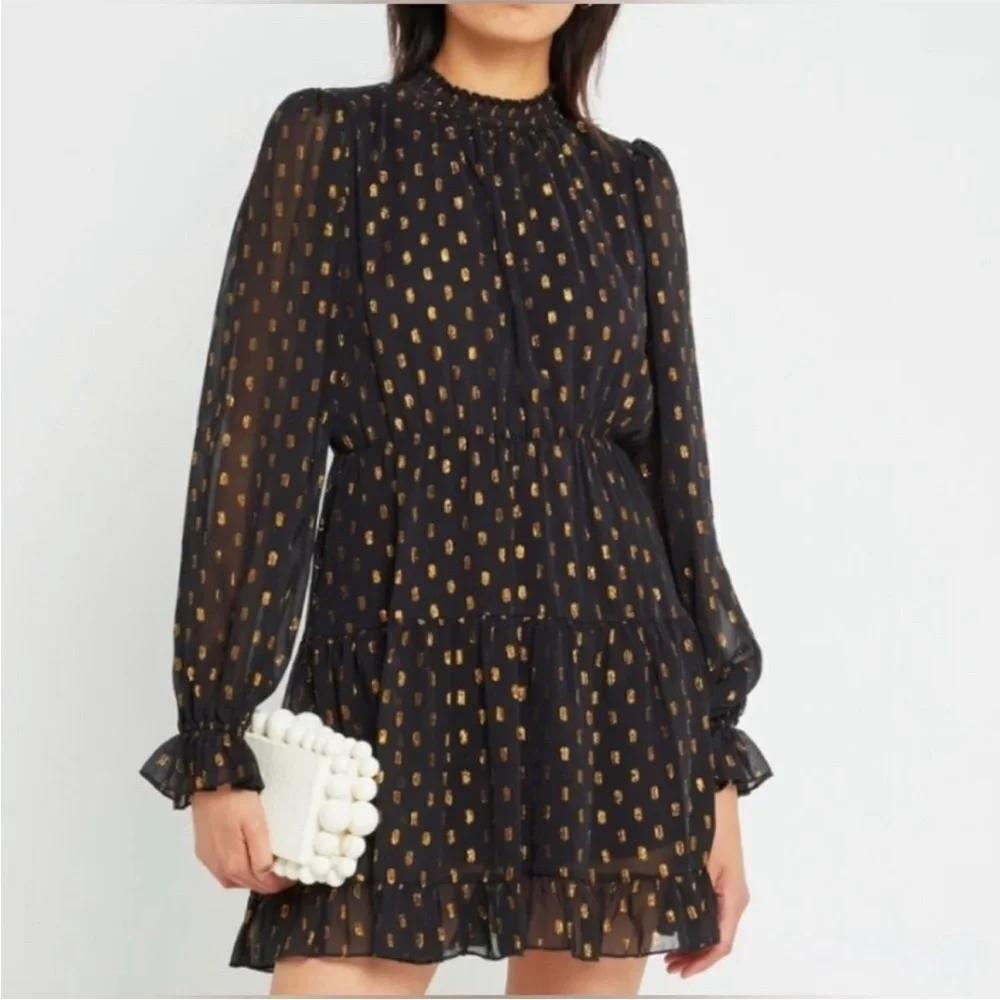 O.p.t. Ruffle Party Dress - Picture 1 of 7